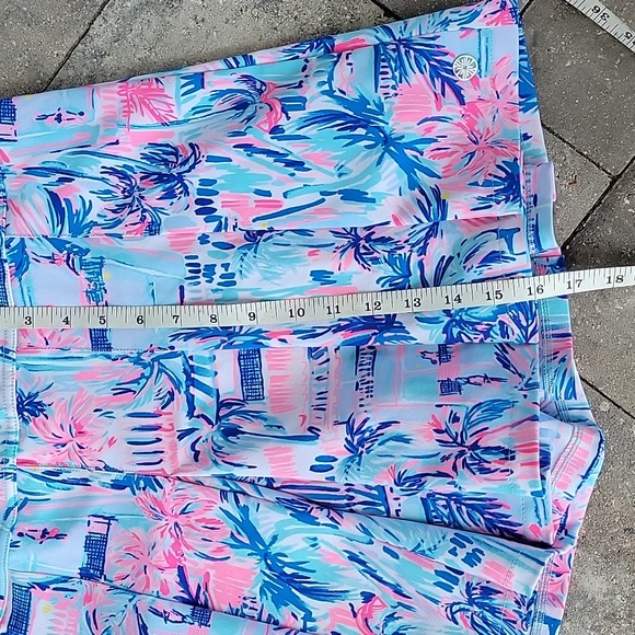 Lilly Pulitzer Luxletic Frazer Short UPF 50+ Ravello Blue Perfect Match … - Picture 6 of 10